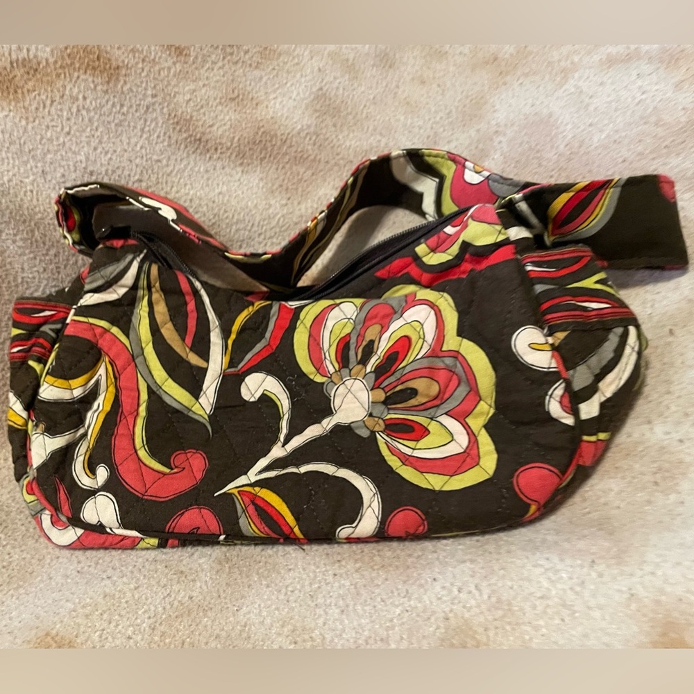 Vera Bradley Puccini Maggie Quilted Purse Shoulder Bag Retired 08-09